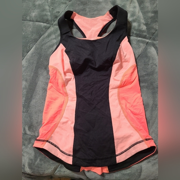 Pink and Black Lululemon Top - Picture 1 of 2